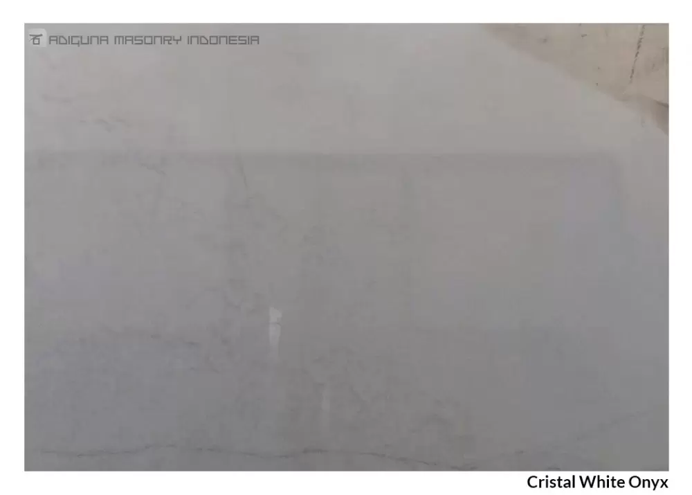 Batu Semi Precious Stone Cristal White Onyx